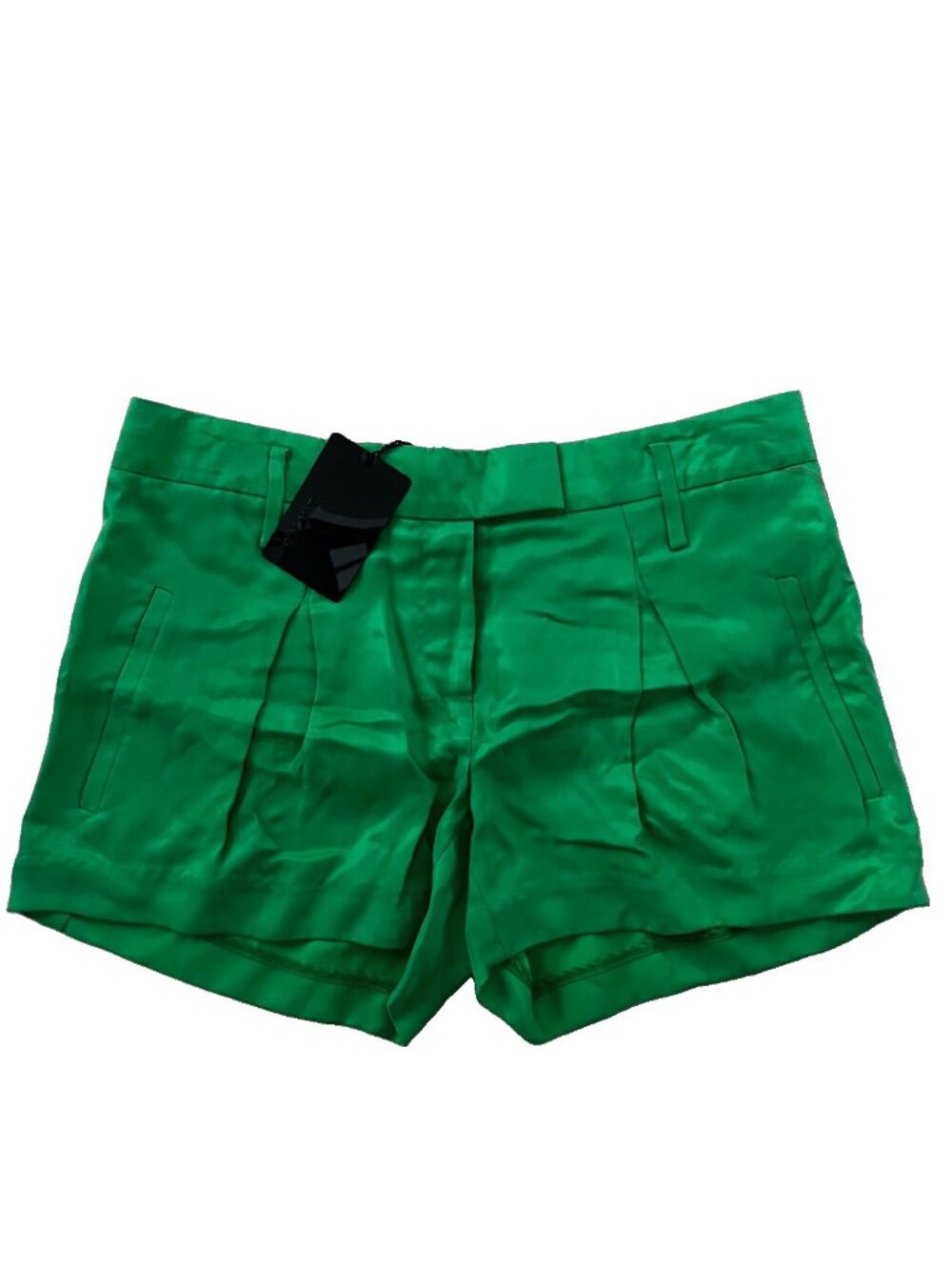 LAMB by Gwen Stefani Mid-Rise Green Shorts ( 4 )
